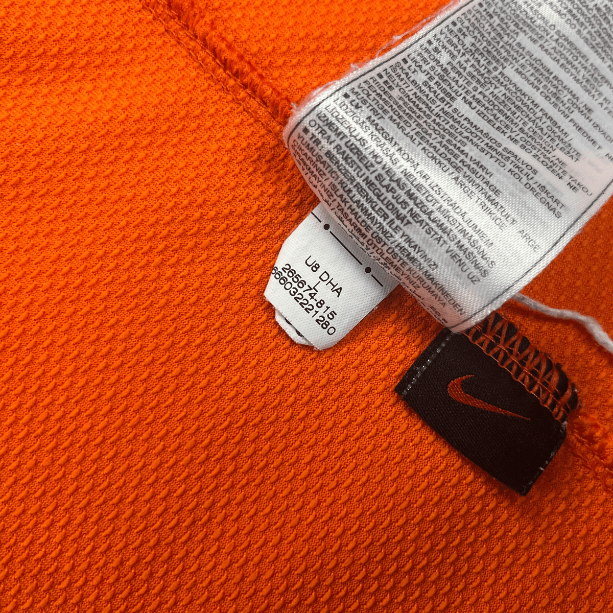 Original Netherlands 2008-2010 Home football shirt, size L, Van Bronckhorst | Nostalgic Football Shirts