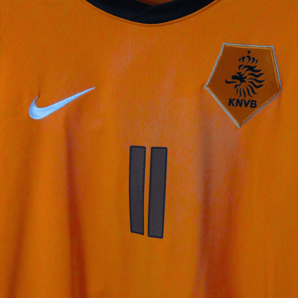 Original Netherlands 2010-2011 Home football shirt, size L, Robben 11 | Nostalgic Football Shirts