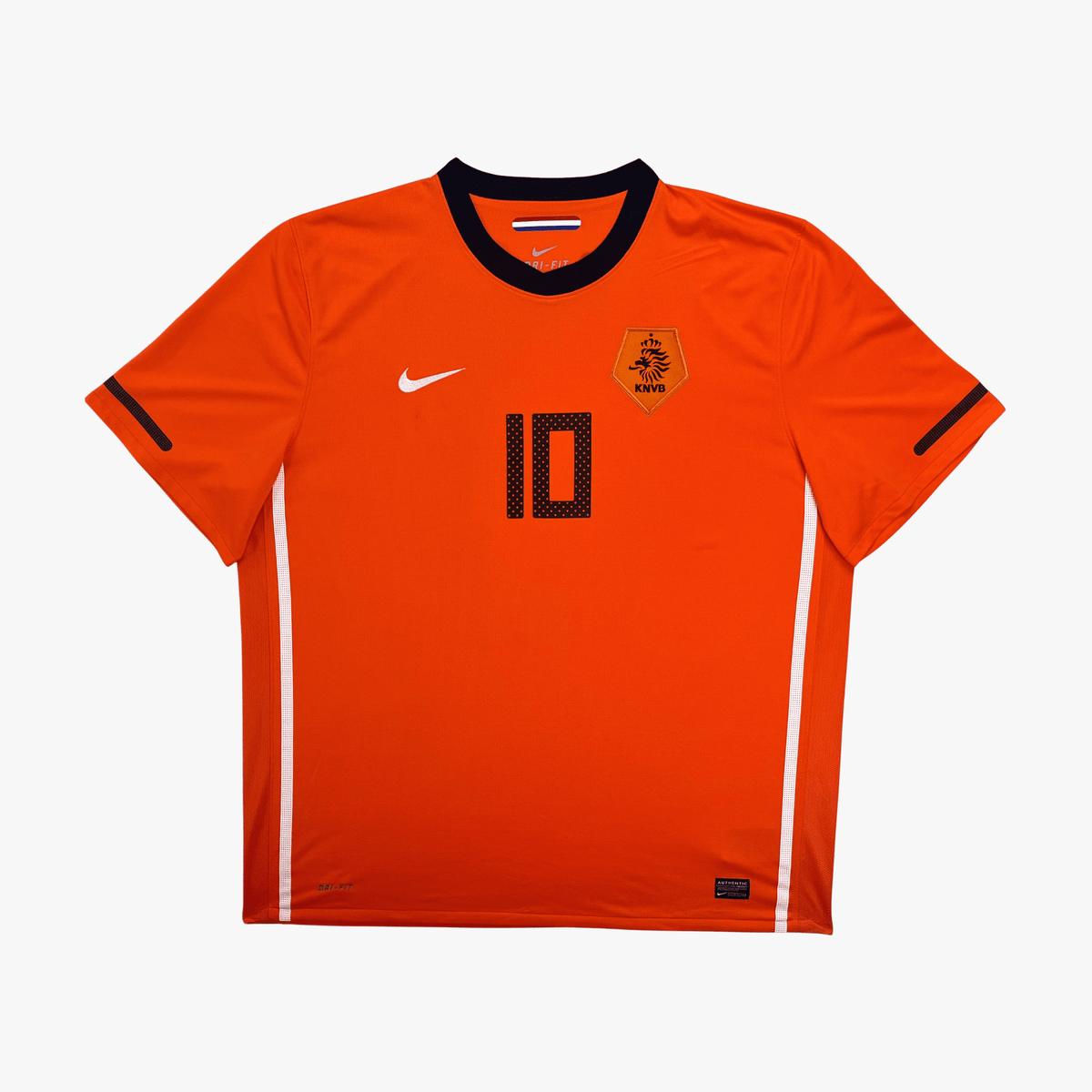 Authentic Nike Netherlands 2010-2011 Home shirt, Sneijder 10 on the back, size XXL | Nostalgic Football Shirts