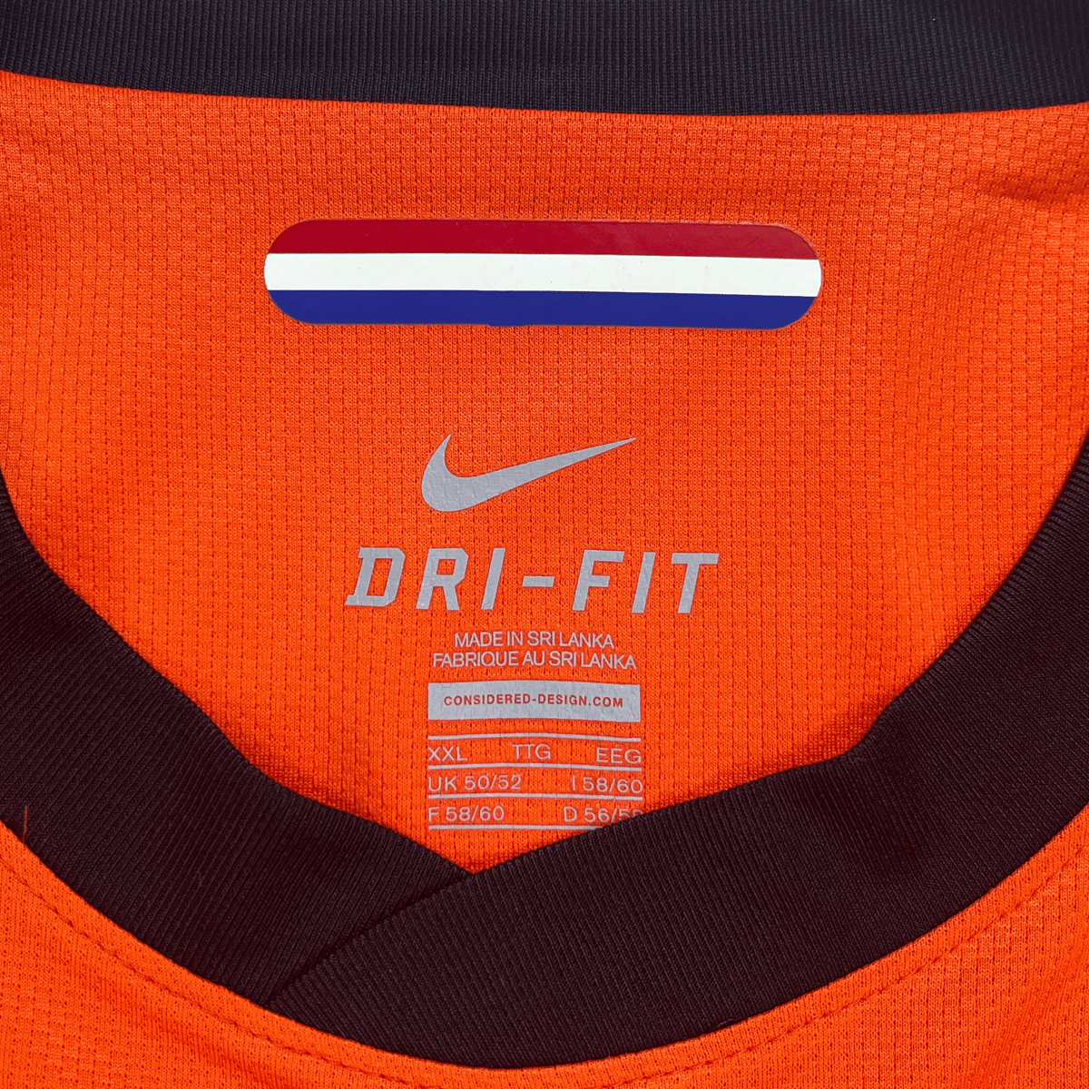 Authentic Nike Netherlands 2010-2011 Home shirt, Sneijder 10 on the back, size XXL | Nostalgic Football Shirts