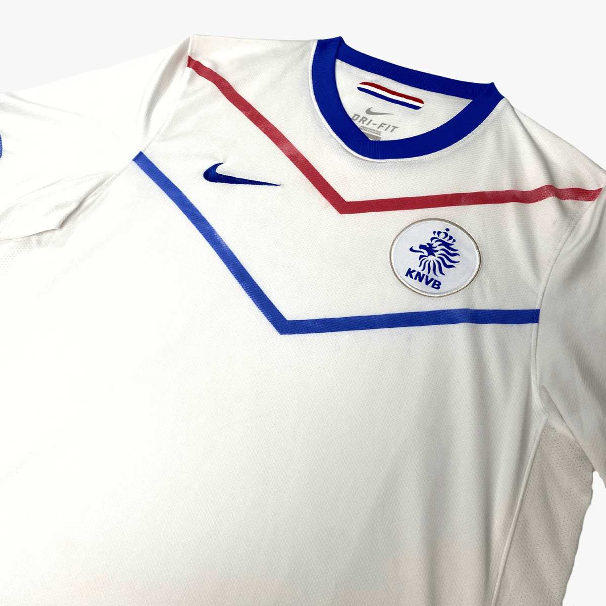 Retro Netherlands 2010-2012 Away football jersey by Nike, size L, product code 376907-105 | Nostalgic Football Shirts