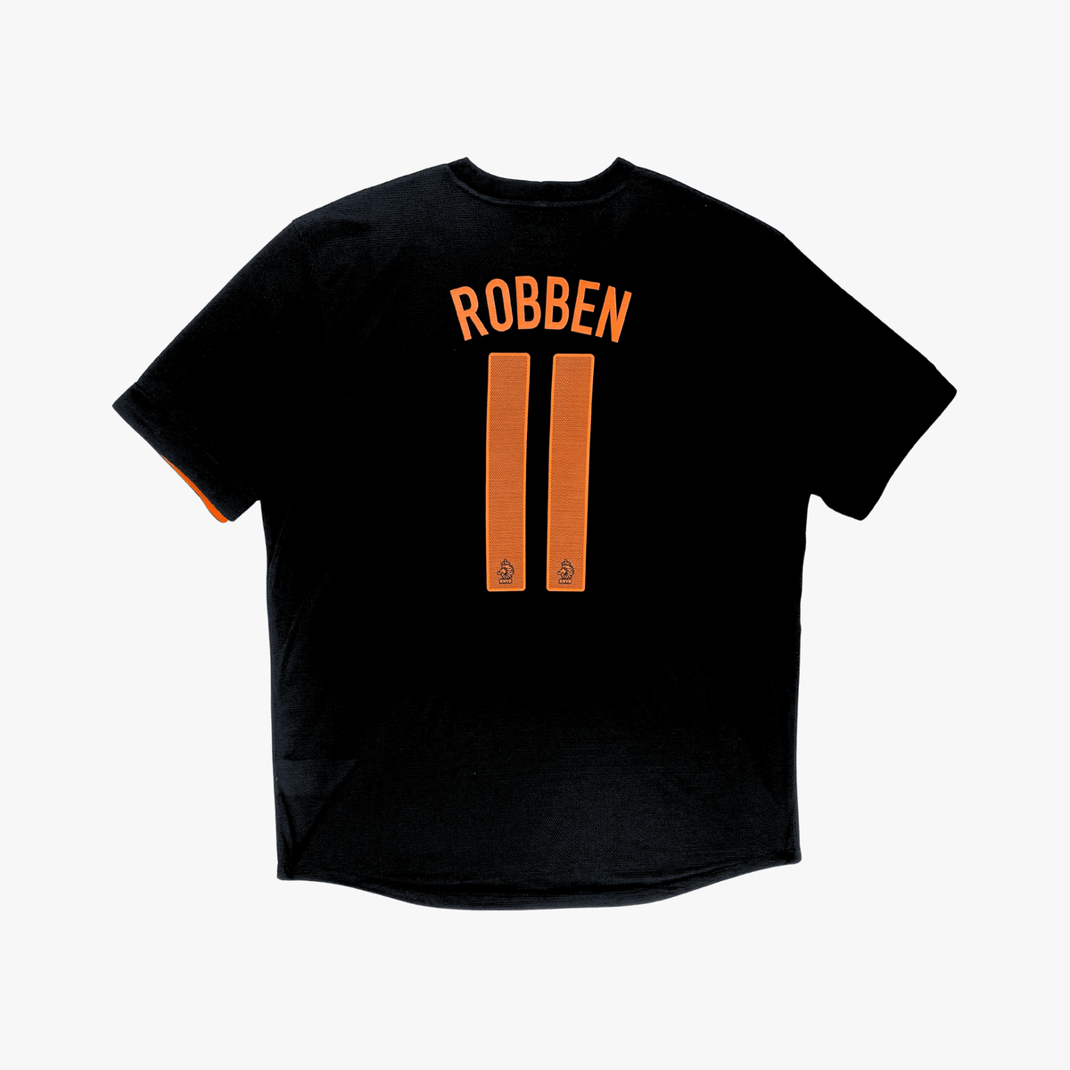 Vintage Netherlands 2012-2013 Away football shirt with Robben 11 print, size XL, product code 447290-010 | Nostalgic Football Shirts
