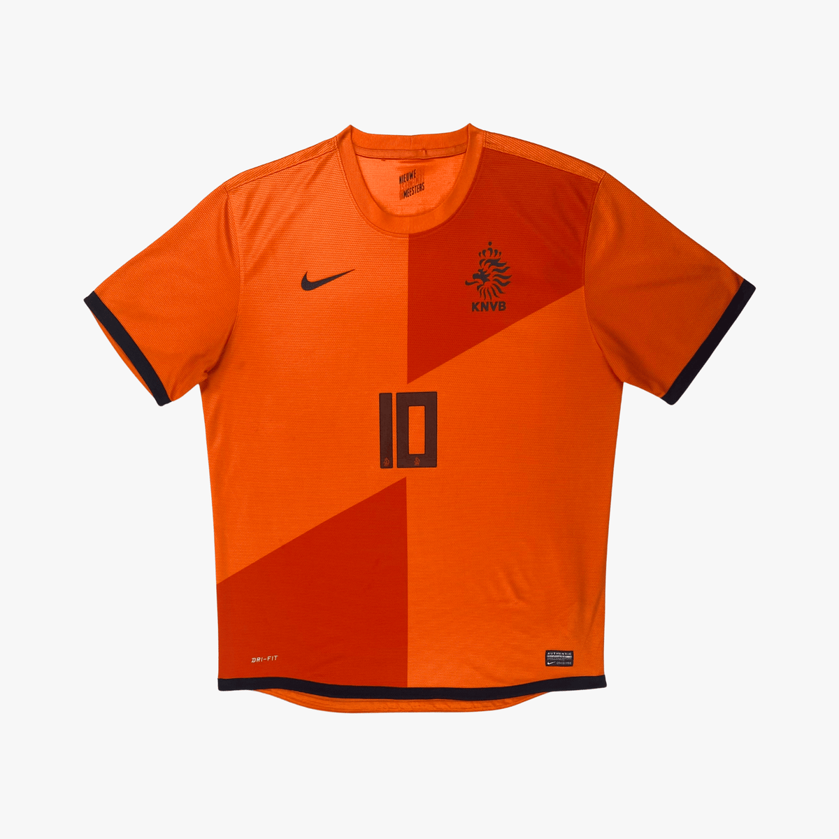 Authentic Nike Netherlands 2012-2014 Home shirt, Sneijder 10 on the back, size L | Nostalgic Football Shirts