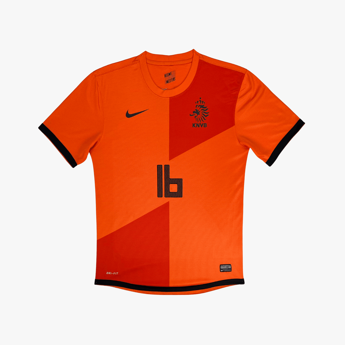 Authentic Nike Netherlands 2012-2014 Home shirt, Van Persie 16 on the back, size S | Nostalgic Football Shirts