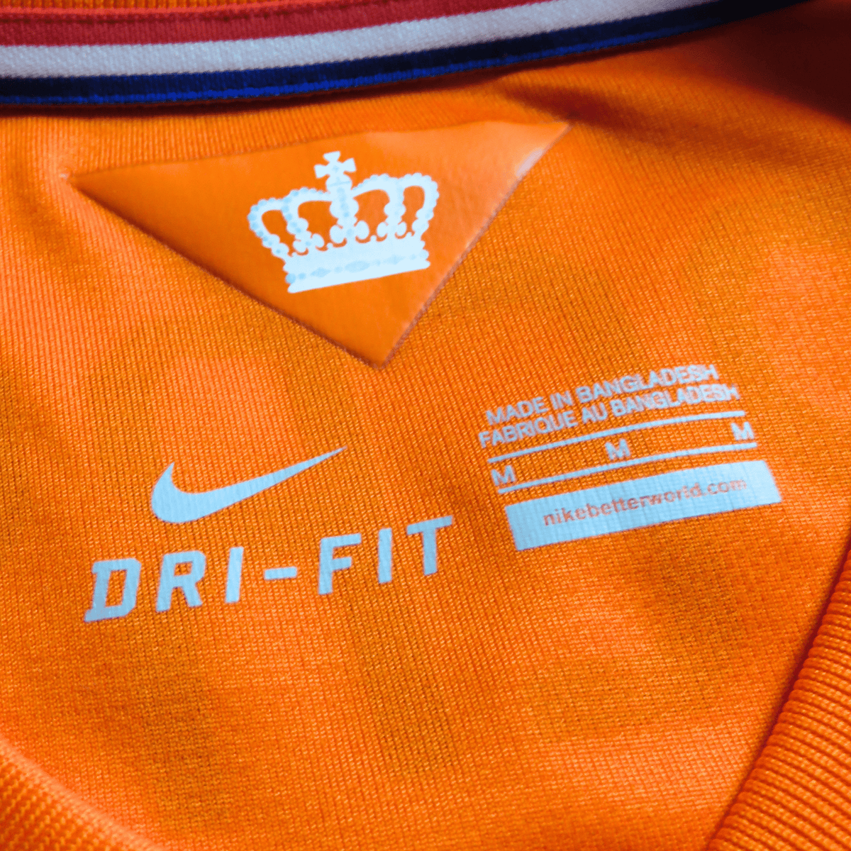 Retro Netherlands 2014-2015 Home football jersey by Nike, Van Persie 9, size M | Nostalgic Football Shirts