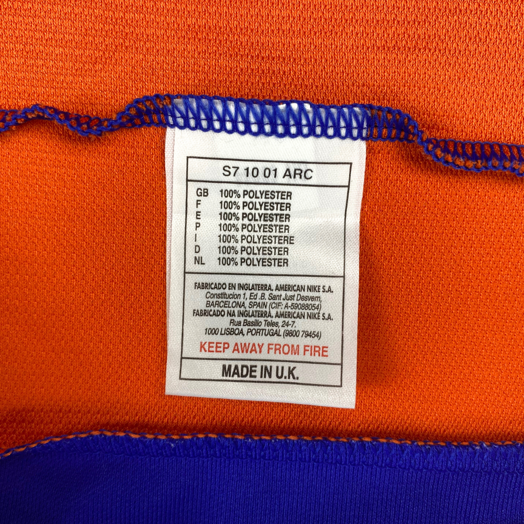 Pays-Bas 1997-1998 Matchs à l'extérieur