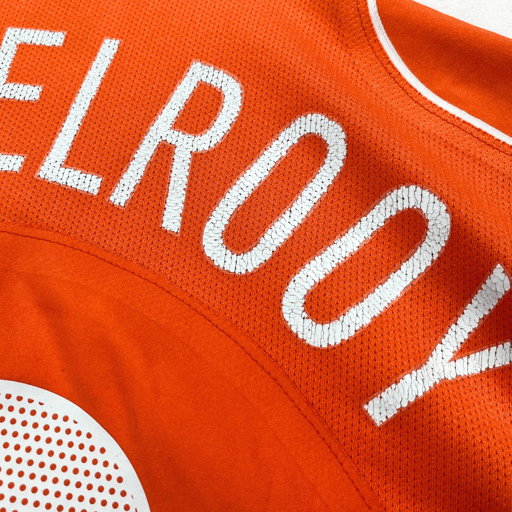 Netherlands 2004-06 Home Van Nistelrooy #10 Player Issue 'Authentic' Limited Edition Shirt L