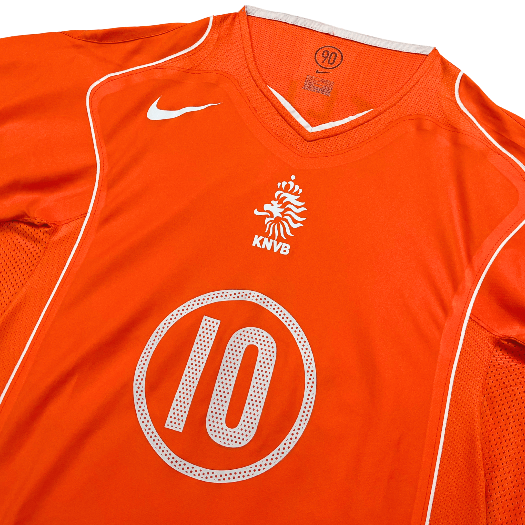 Netherlands 2004-06 Home Van Nistelrooy #10 Player Issue 'Authentic' Limited Edition Shirt L