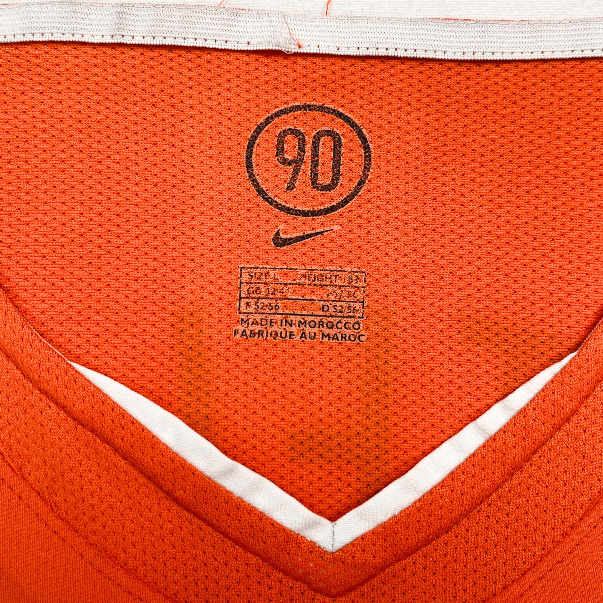 Netherlands 2004-06 Home Van Nistelrooy #10 Player Issue 'Authentic' Limited Edition Shirt L