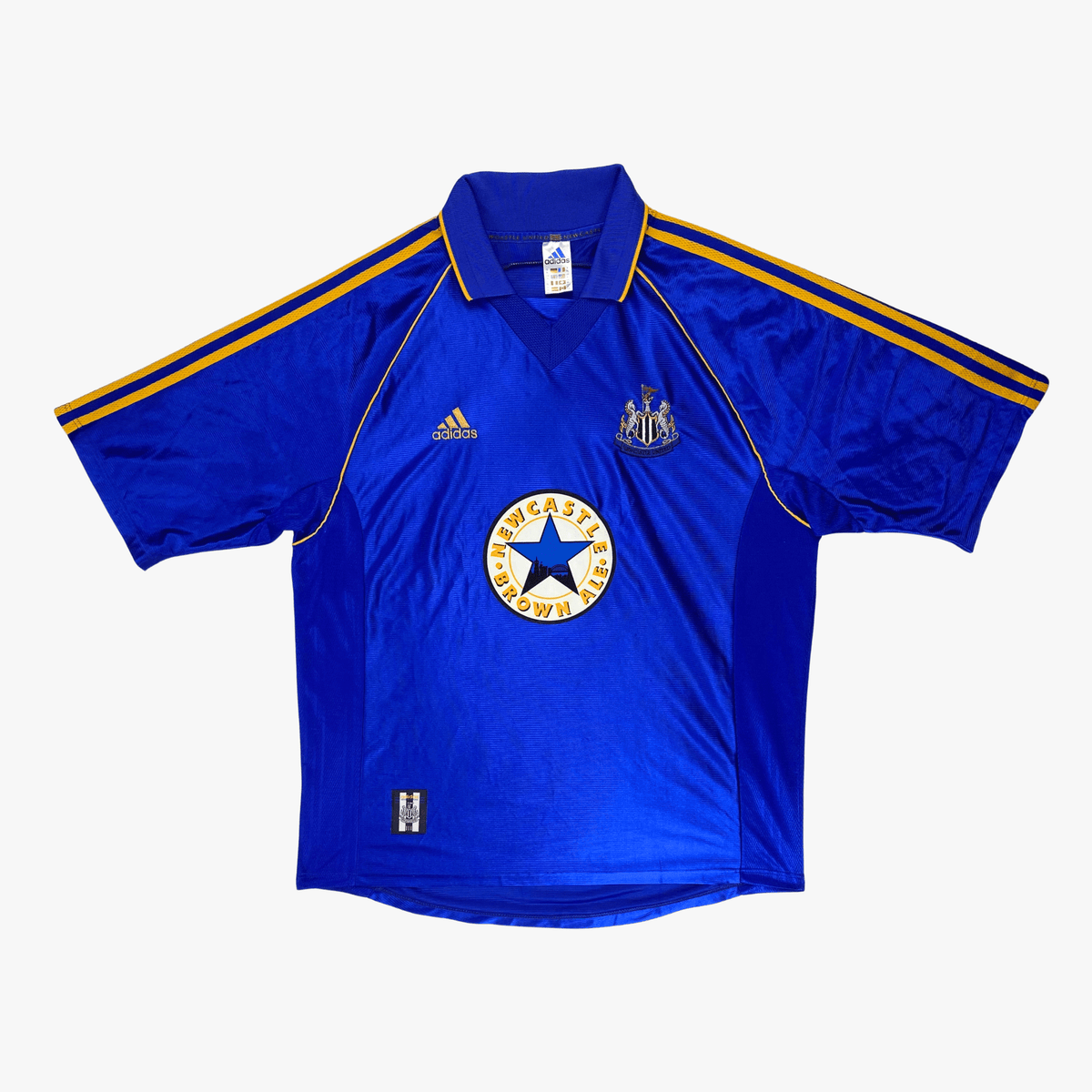 Authentic Adidas Newcastle United 1998-1999 Away shirt, Shearer 9 on the back, size XL | Nostalgic Football Shirts
