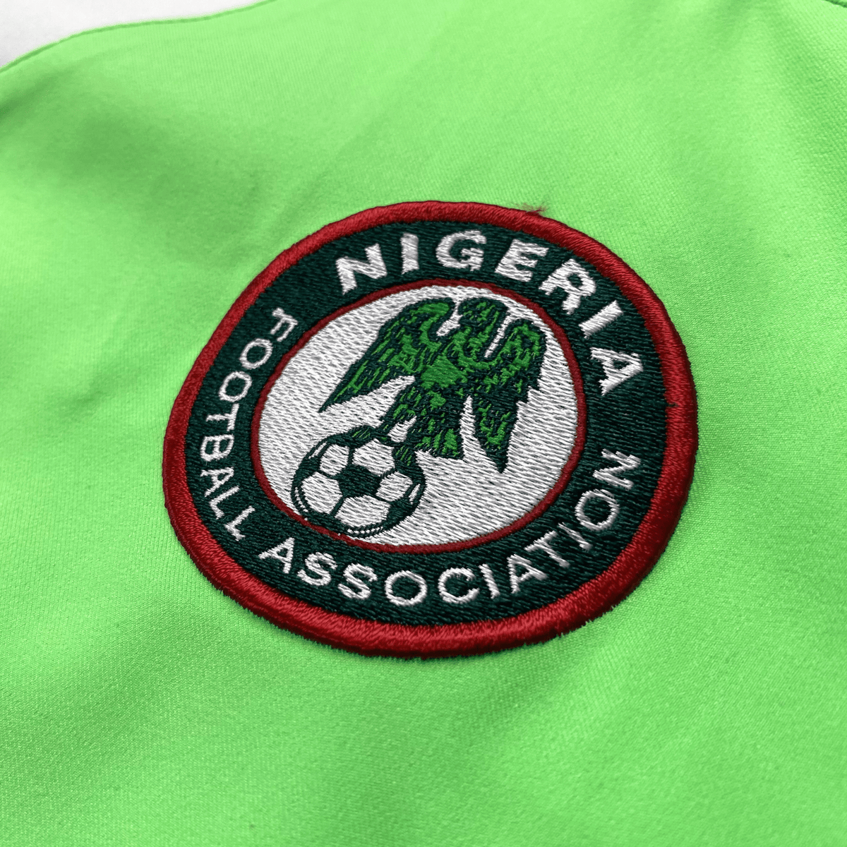 Vintage Nigeria 2002-2004 Home football shirt with Okocha 10 print, size M | Nostalgic Football Shirts