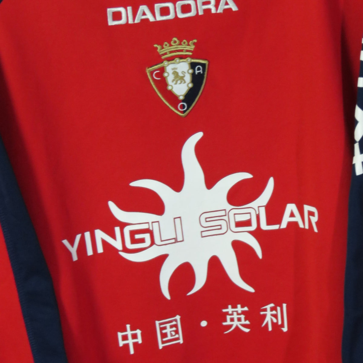Retro Osasuna 2008-2009 football sweater by Diadora, size L | Nostalgic Football Shirts