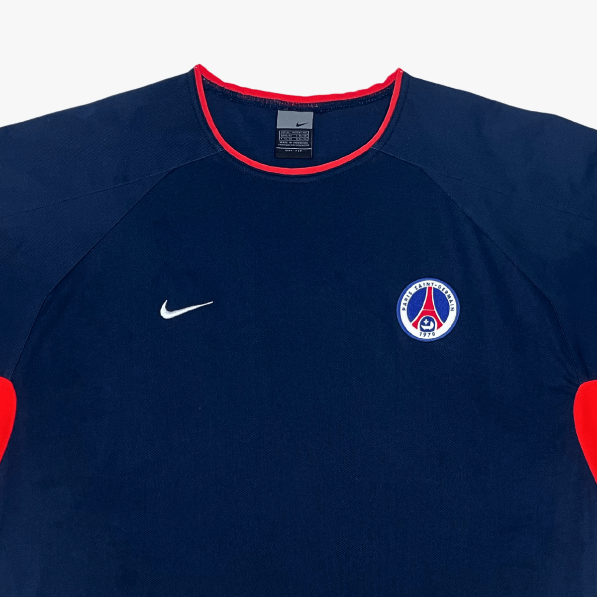 Authentic Nike PSG 2002-2003 training shirt, size XL | Nostalgic Football Shirts