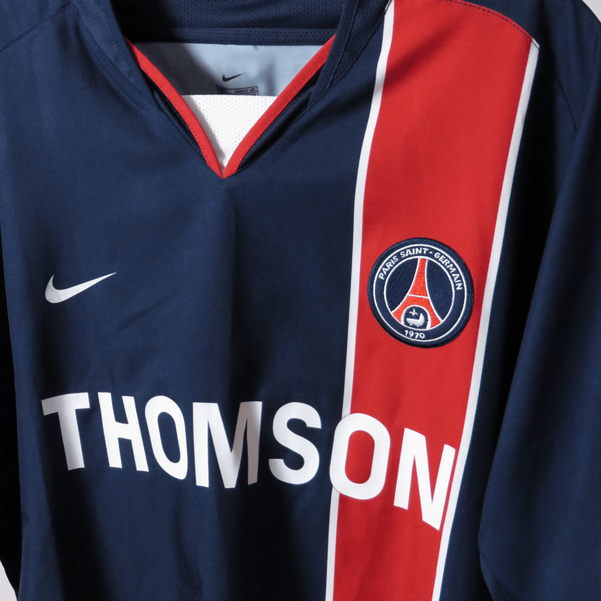 Original PSG 2003-2004 Home football shirt, size L, Ronaldinho 10 | Nostalgic Football Shirts
