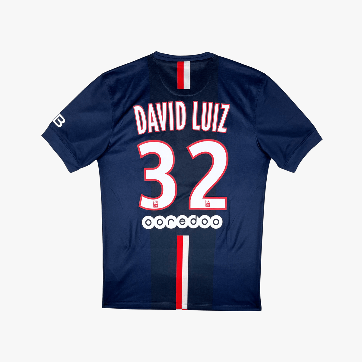 Vintage PSG 2014-2015 Home football shirt with David Luiz 32 print, size S | Nostalgic Football Shirts
