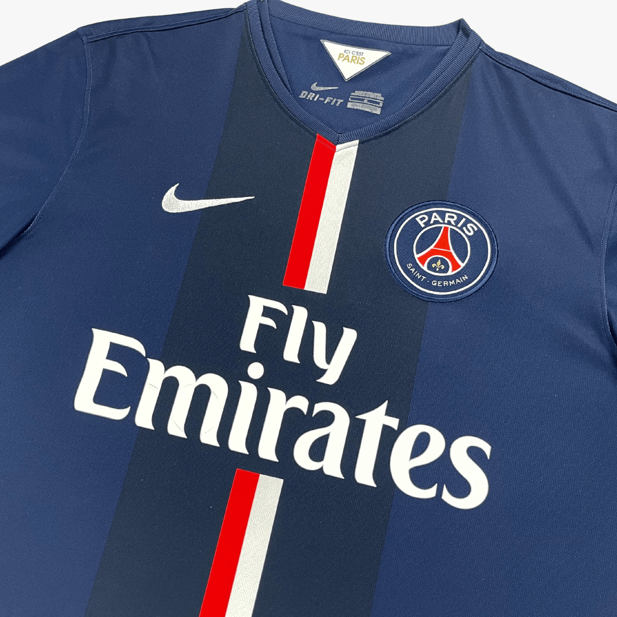 Retro PSG 2014-2015 Home football jersey by Nike, David Luiz 32, size L | Nostalgic Football Shirts