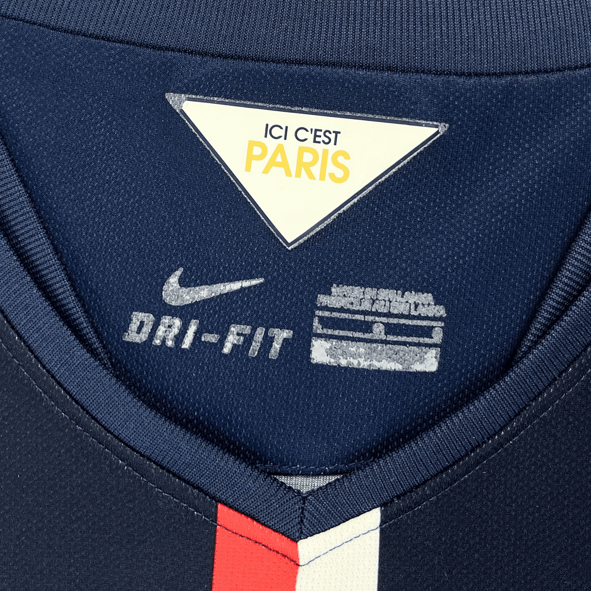 Original PSG 2014-2015 Home football shirt, size L, David Luiz 32 | Nostalgic Football Shirts
