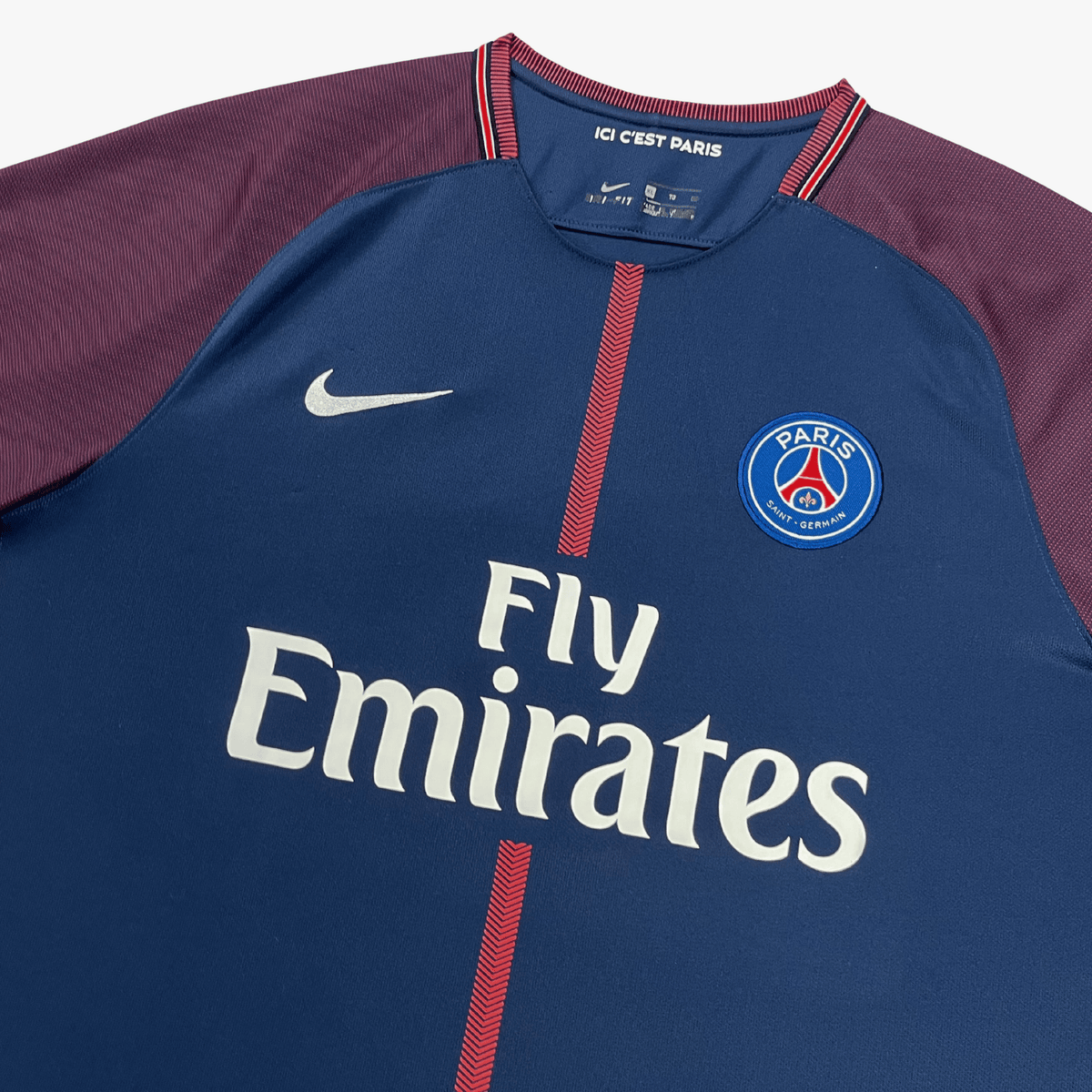 Retro PSG 2017-2018 Home football jersey by Nike, Cavani 9, size XL | Nostalgic Football Shirts