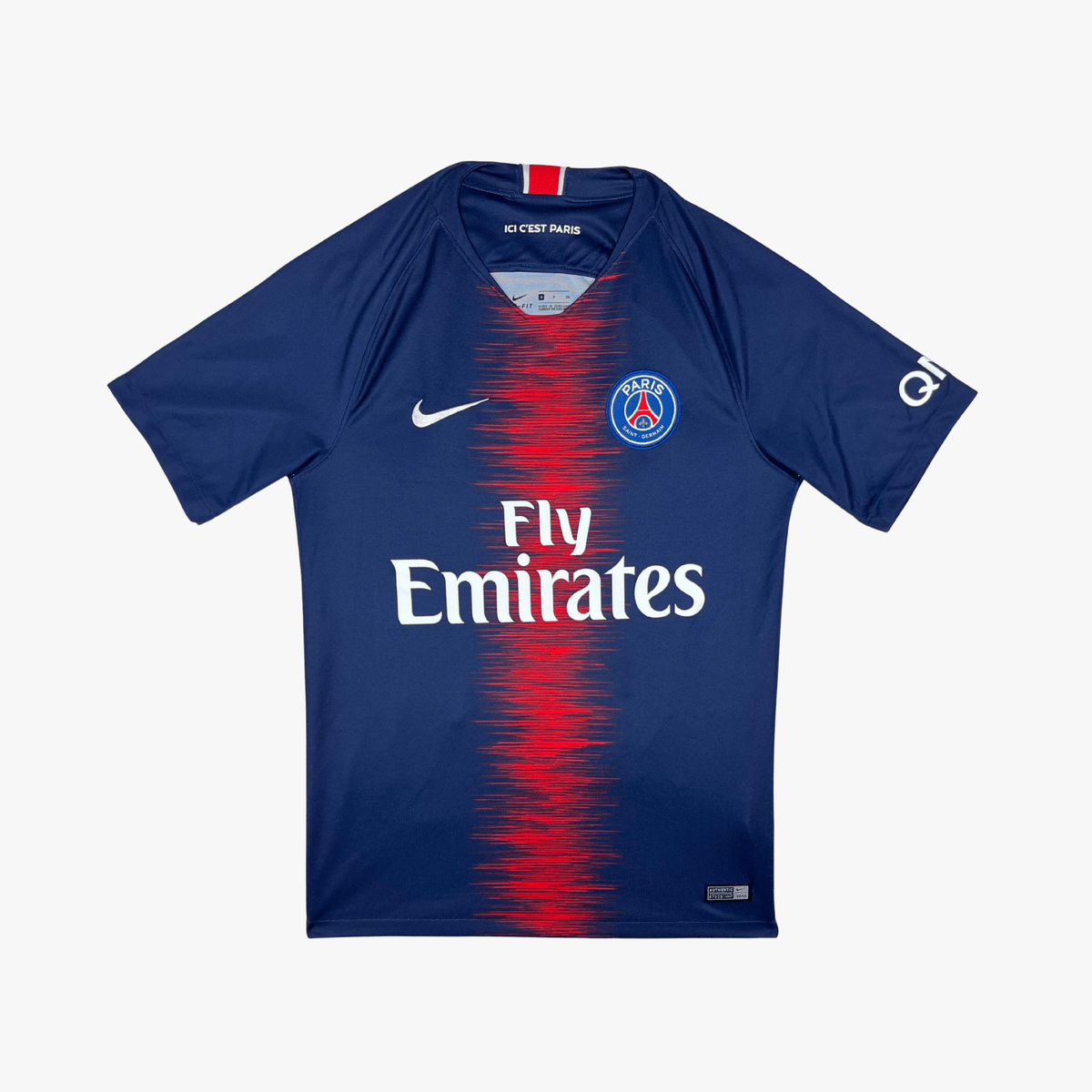 Authentic Nike PSG 2018-2019 Home shirt, Mbappé 7 on the back, size S | Nostalgic Football Shirts
