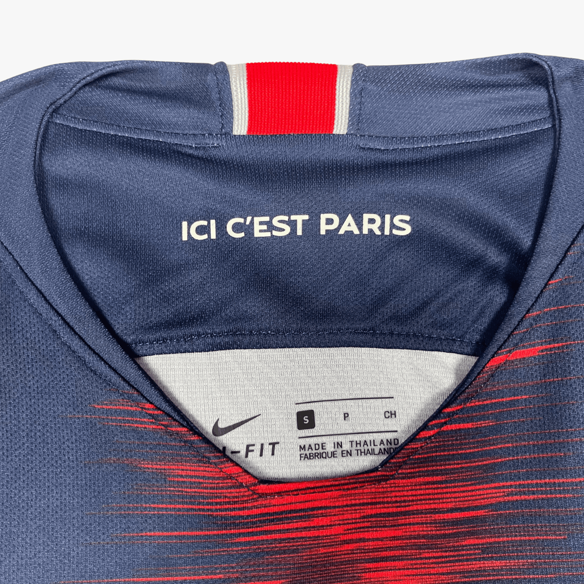 Retro PSG 2018-2019 Home football jersey by Nike, Mbappé 7, size S | Nostalgic Football Shirts