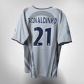PSG 2001-02 Away Ronaldinho #21 Shirt M