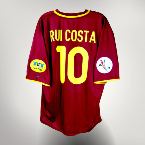 Vintage Portugal 2000-2002 Home football shirt with Rui Costa 10 print, size XL | Nostalgic Football Shirts