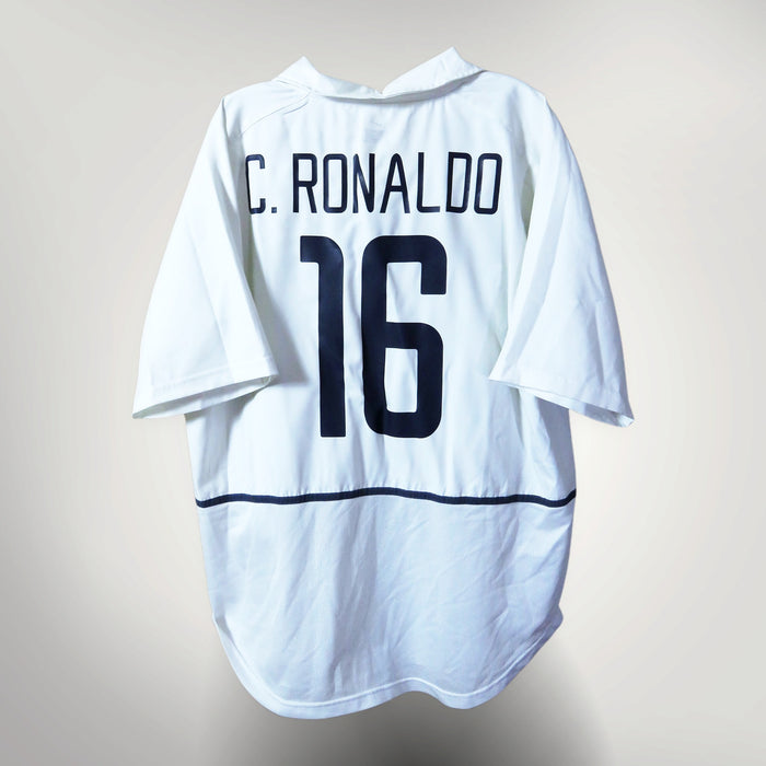 Portugal 2002-2004 Away shirt, Ronaldo 16, Nike, size XL, product code 182232 | Nostalgic Football Shirts