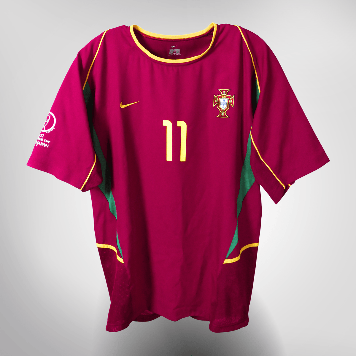 Authentic Nike Portugal 2002-2004 Home shirt, Ronaldo 11 on the back, size XL | Nostalgic Football Shirts