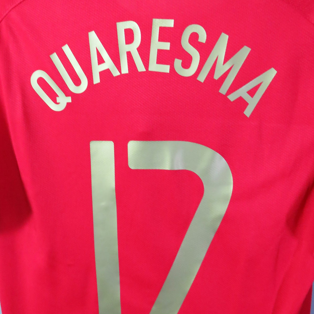 Portugal 2008-2009 Home shirt, Quaresma 17, Nike, size M, product code 265759-611 | Nostalgic Football Shirts