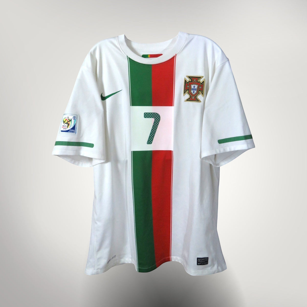 Authentic Nike Portugal 2010-2011 Away shirt, Ronaldo 7 on the back, size XL | Nostalgic Football Shirts