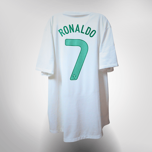 Vintage Portugal 2012-2013 Away football shirt with Ronaldo 7 print, size XL | Nostalgic Football Shirts