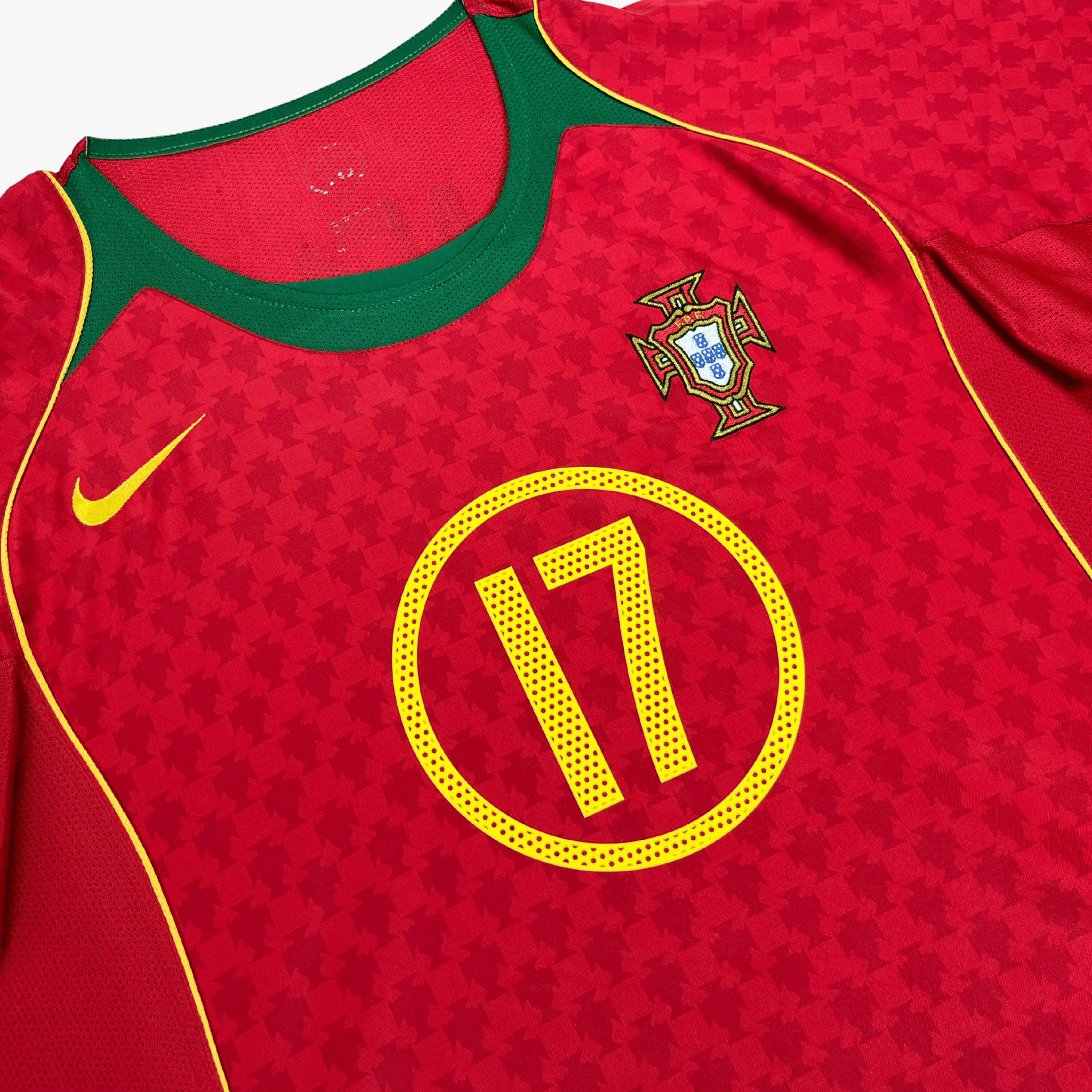 Portugal 2004-06 Home Ronaldo #17 Shirt M