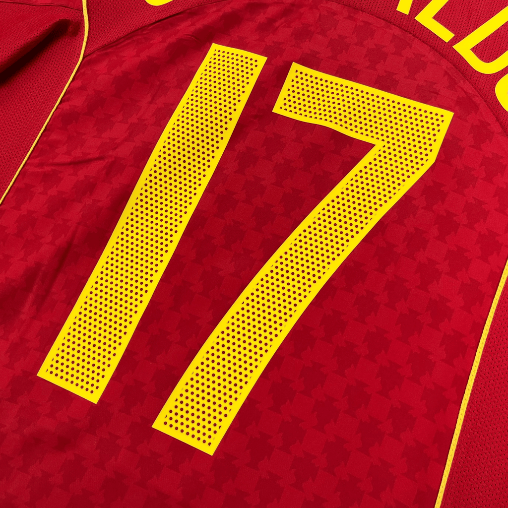 Portugal 2004-06 Home Ronaldo #17 Shirt M