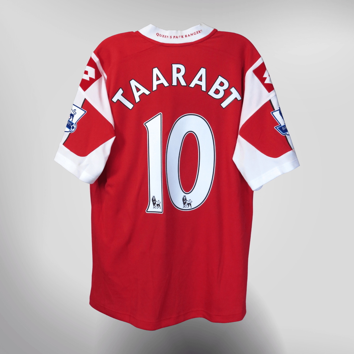 Vintage QPR 2012-2013 Away football shirt with Taarabt 10 print, size L | Nostalgic Football Shirts