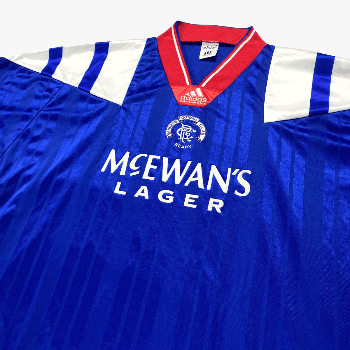 Retro Rangers 1992-1994 Home football jersey by Adidas, size XXL | Nostalgic Football Shirts