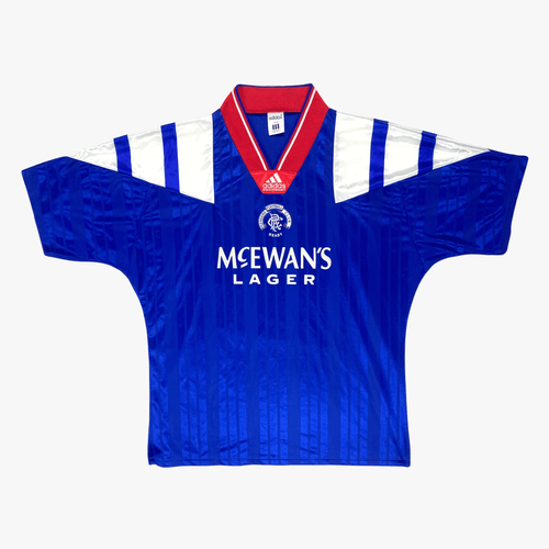 Vintage Rangers 1992-1994 Home football shirt, size XXL | Nostalgic Football Shirts