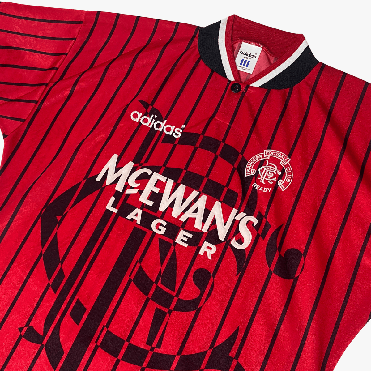 Retro Rangers 1994-1995 Away football jersey by Adidas, size L | Nostalgic Football Shirts