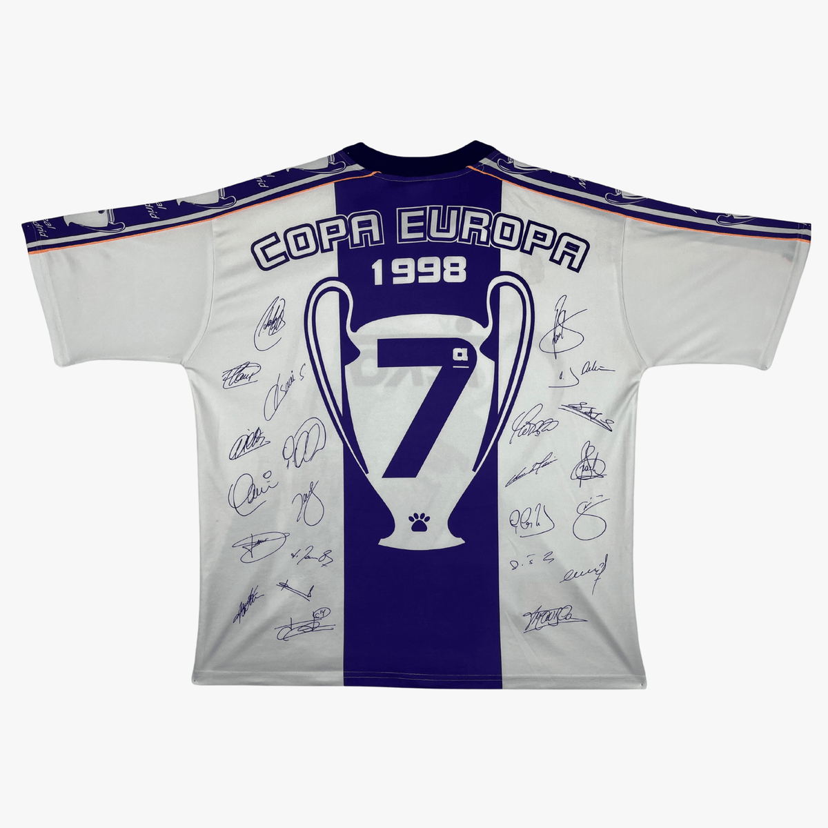 Authentic Kelme Real Madrid 1997-1998 Copa Europa shirt, size M | Nostalgic Football Shirts