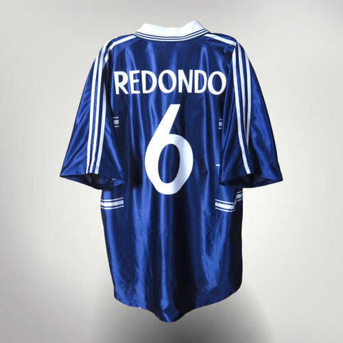 Vintage Real Madrid 1998-1999 Away football shirt with Redondo 6 print, size L | Nostalgic Football Shirts