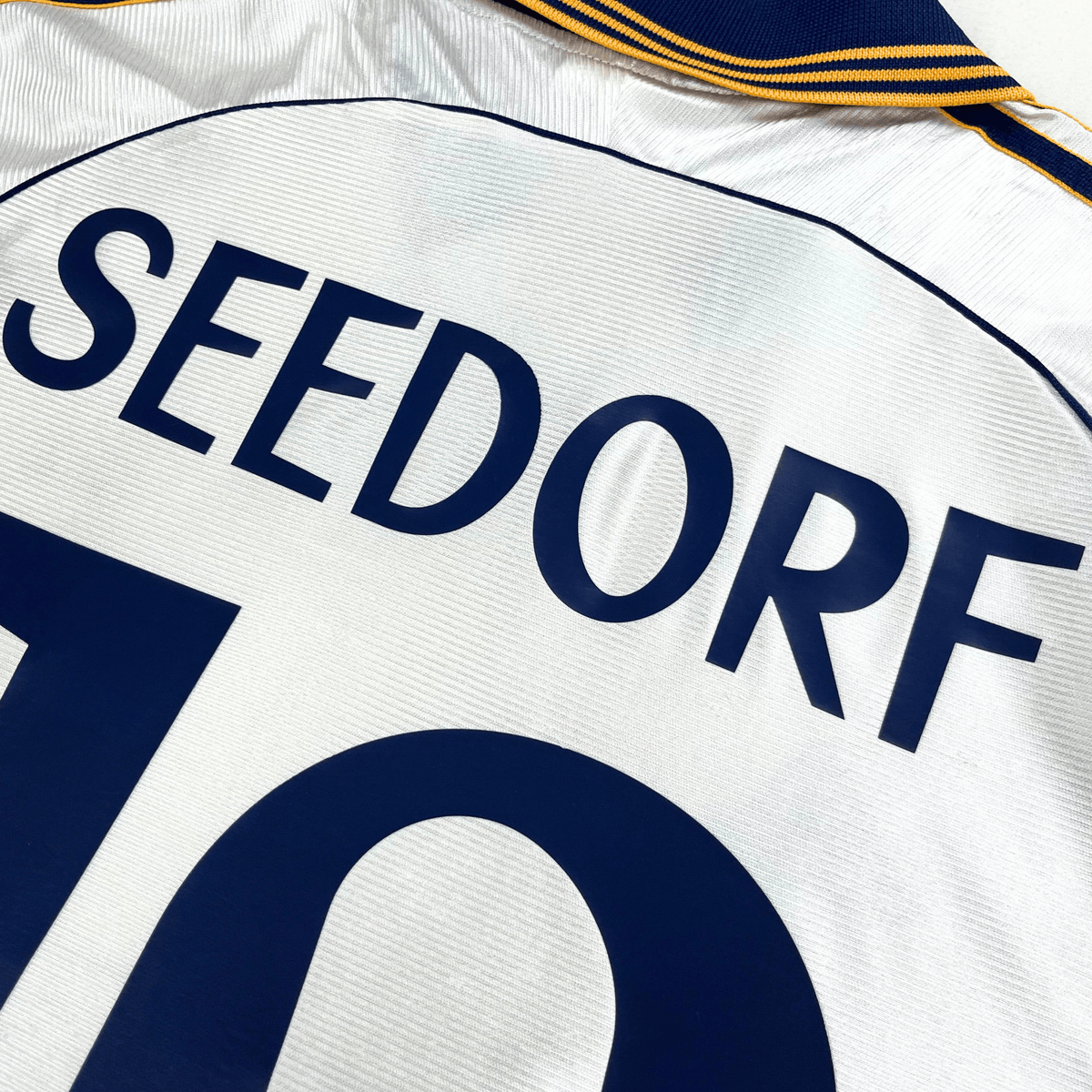Retro Real Madrid 1998-1999 Home football jersey by Kelme, Seedorf 10, size S | Nostalgic Football Shirts