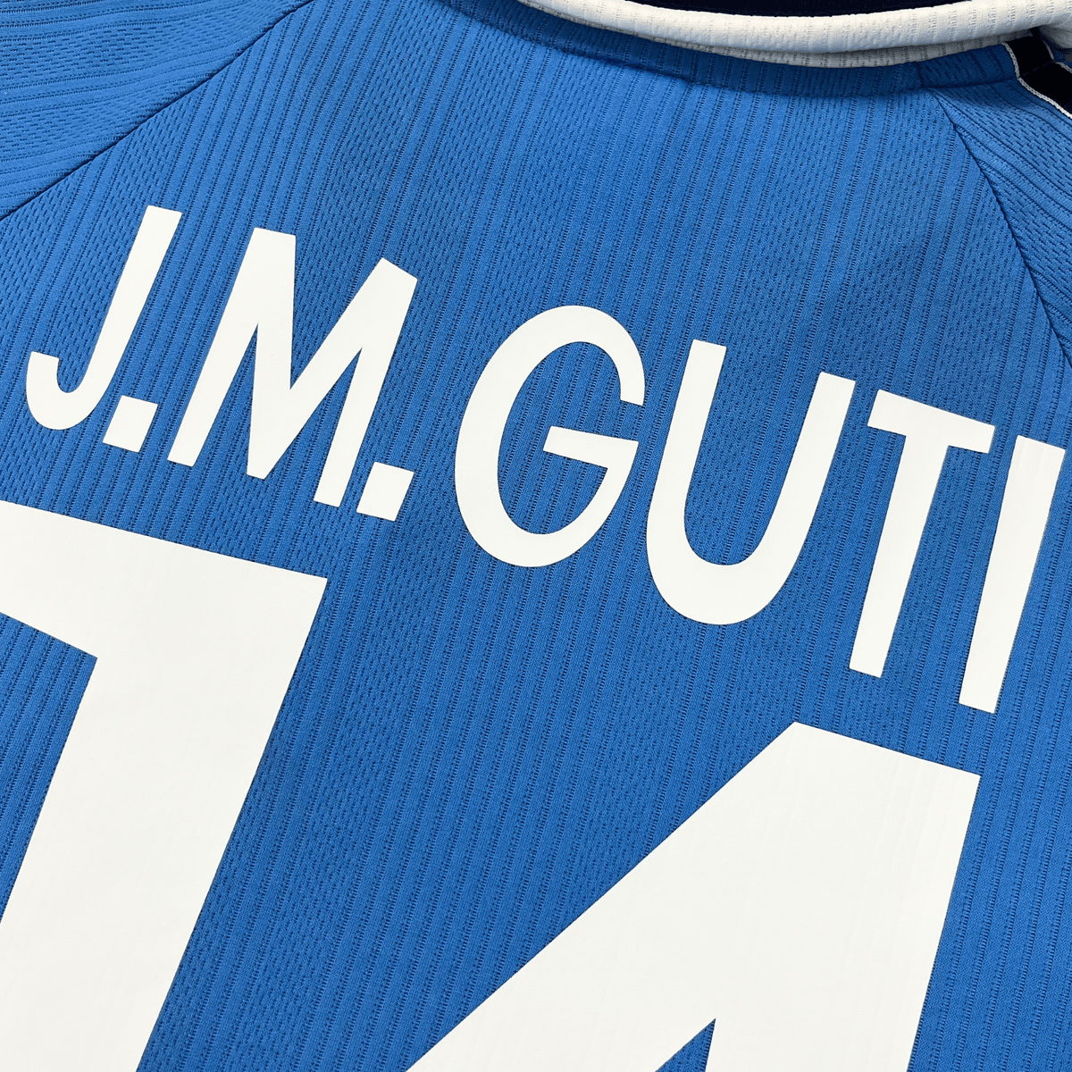 Retro Real Madrid 1999-2000 Third football jersey by Admiral, J.M. Guti 14, size M | Nostalgic Football Shirts
