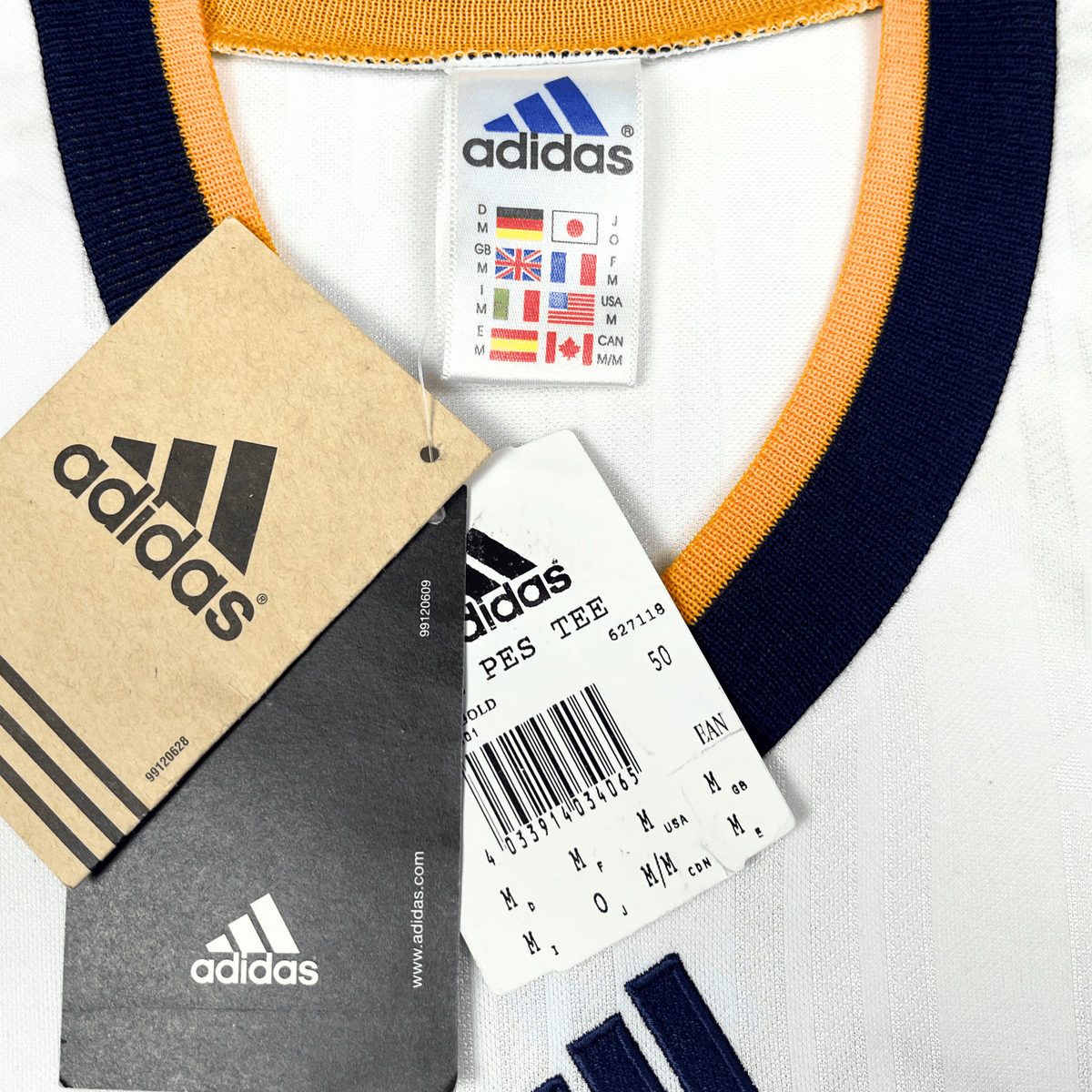 Vintage Real Madrid 1999-2000 Training football shirt brand new with tags, size M | Nostalgic Football Shirts