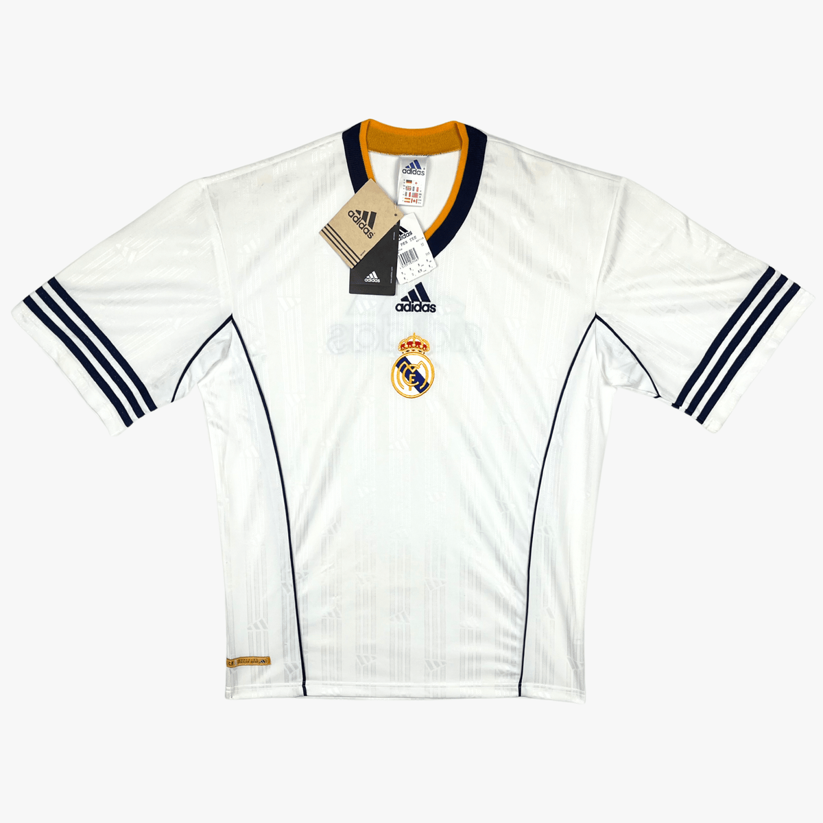 Vintage Real Madrid 1999-2000 Training football shirt brand new with tags, size M | Nostalgic Football Shirts