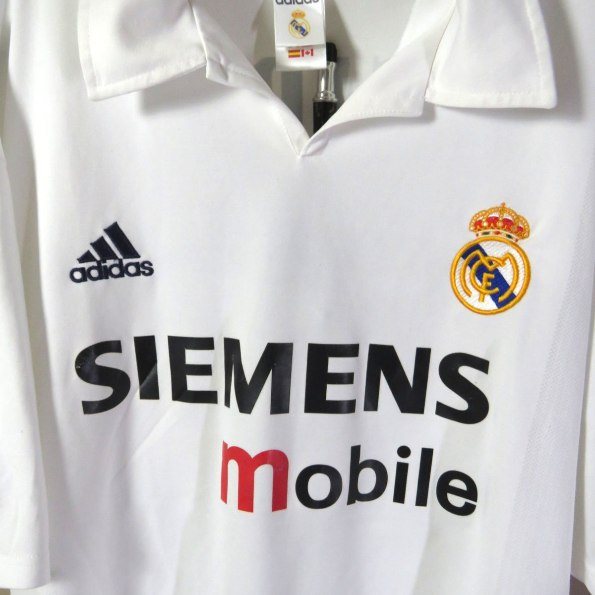 Authentic Adidas Real Madrid 2001-2002 Home shirt, Roberto Carlos 3 on the back, size XL | Nostalgic Football Shirts
