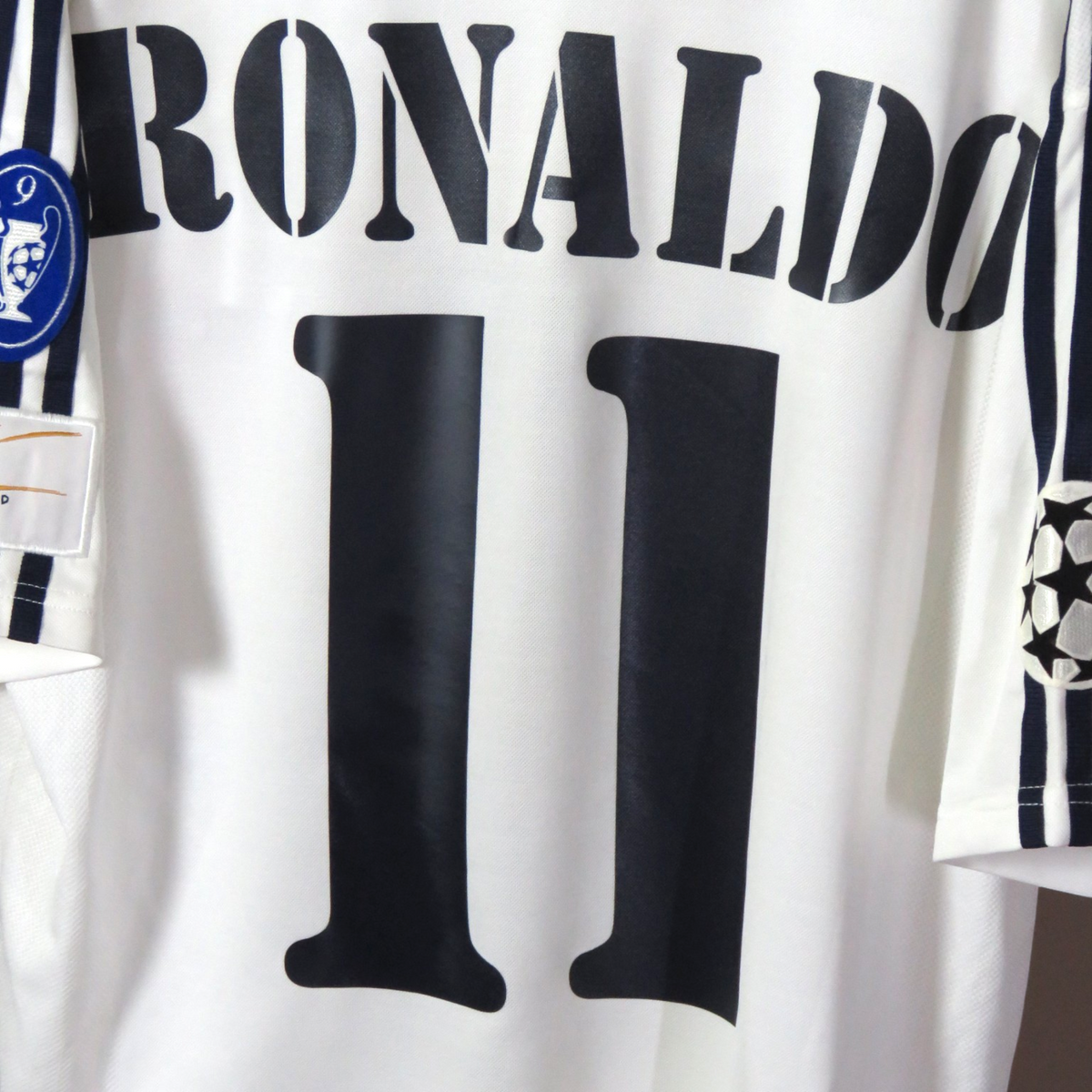 Real Madrid 2002-2003 Centenary Home shirt, Ronaldo 11, Adidas, size M, product code 134748 | Nostalgic Football Shirts