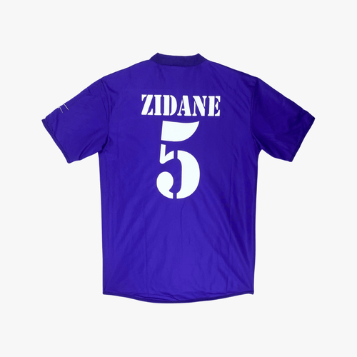 Vintage Real Madrid 2002-2003 Third football shirt with Zidane 5 print, size L | Nostalgic Football Shirts