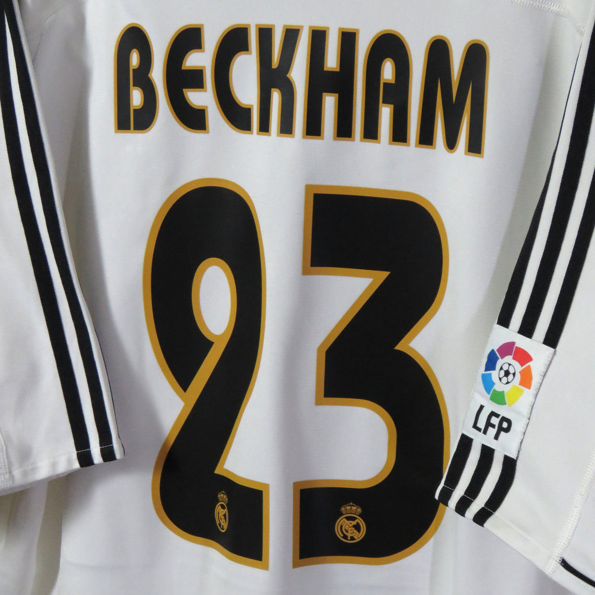 Real Madrid 2003-2004 Home shirt, Beckham 23, Adidas, size XL, product code 021804 | Nostalgic Football Shirts