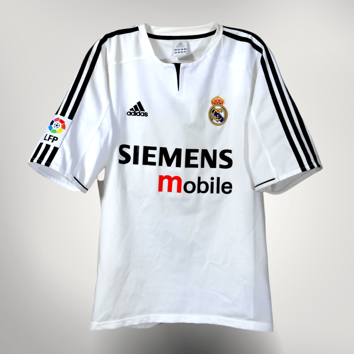 Authentic Adidas Real Madrid 2003-2004 Home shirt, Zidane 5 on the back, size L | Nostalgic Football Shirts