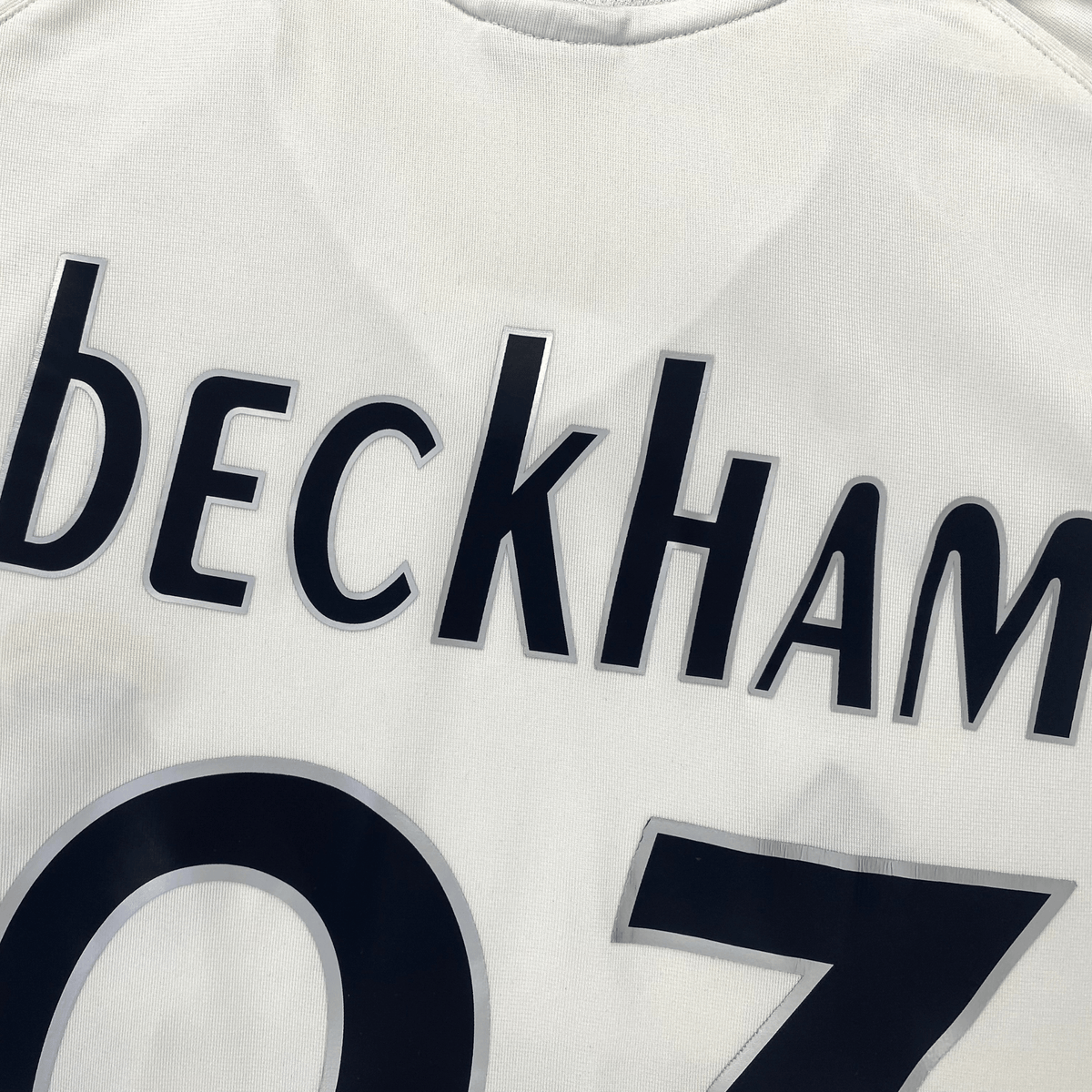 Retro Real Madrid 2005-2006 Home football jersey by Adidas, Beckham 23, size M | Nostalgic Football Shirts