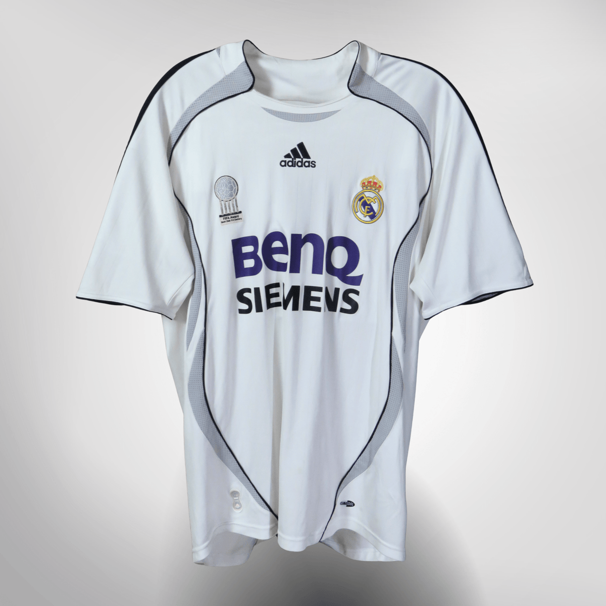 Authentic Adidas Real Madrid 2006-2007 Home shirt, Raul 7 on the back, size L | Nostalgic Football Shirts